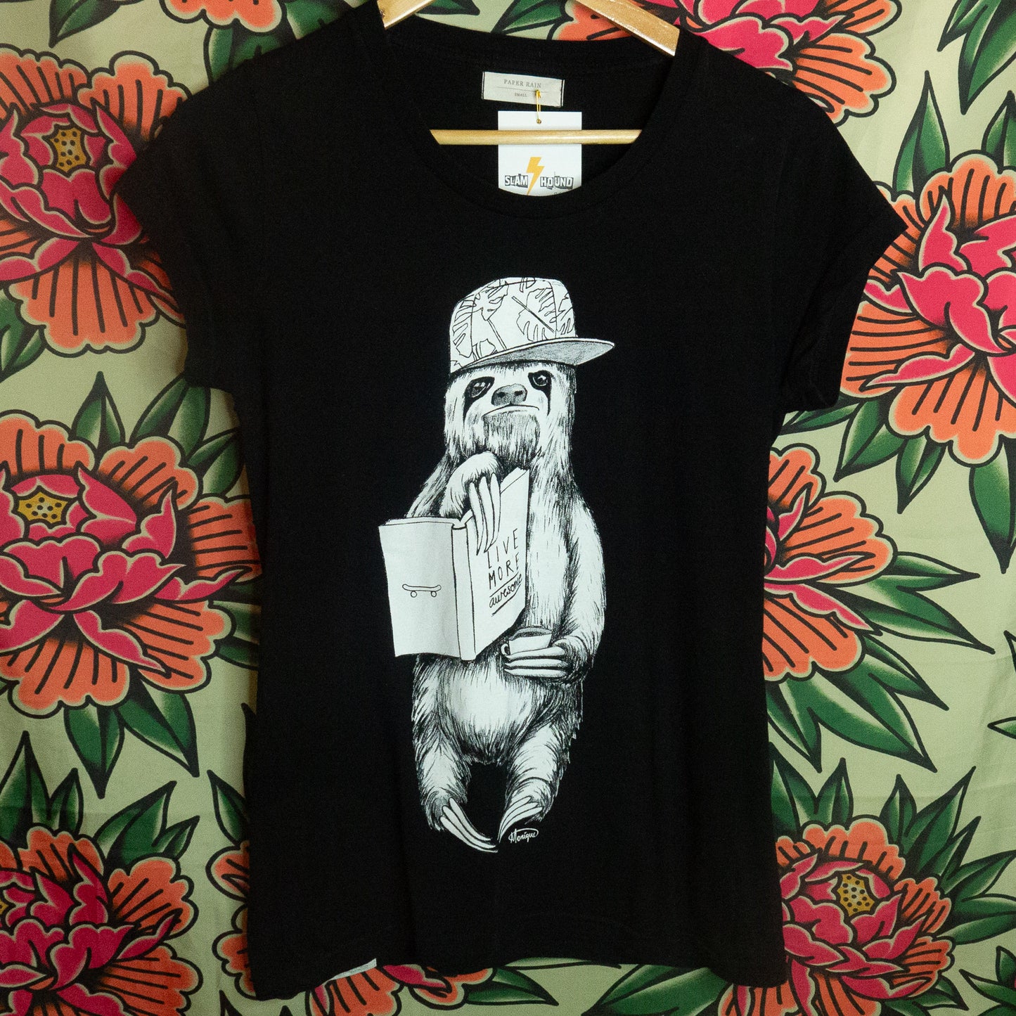 Paper Rain - Sloth Tee - Organic Cotton